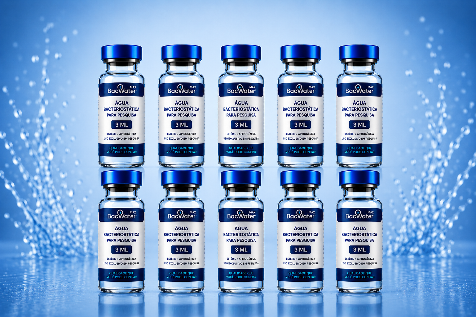 Água Bacteriostática 3 ml