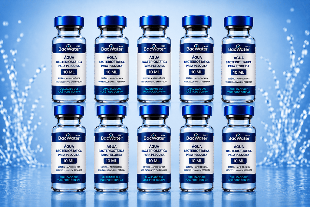 Frasco de Água Bacteriostática BacWater Max 10 ml