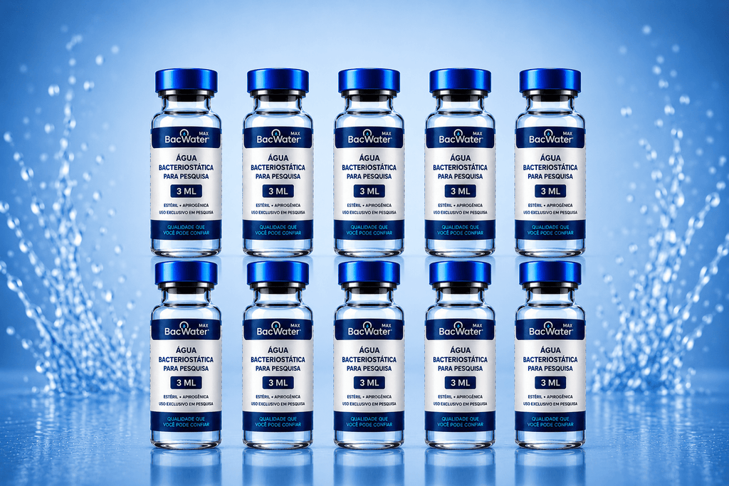 Água Bacteriostática 3 ml - BacWater Max