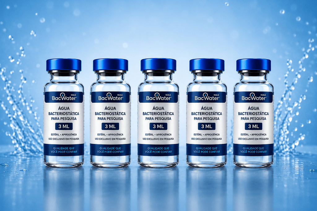 Água Bacteriostática 3 ml - BacWater Max