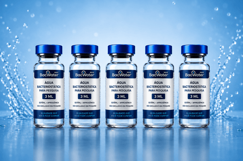 Água Bacteriostática 3 ml - BacWater Max